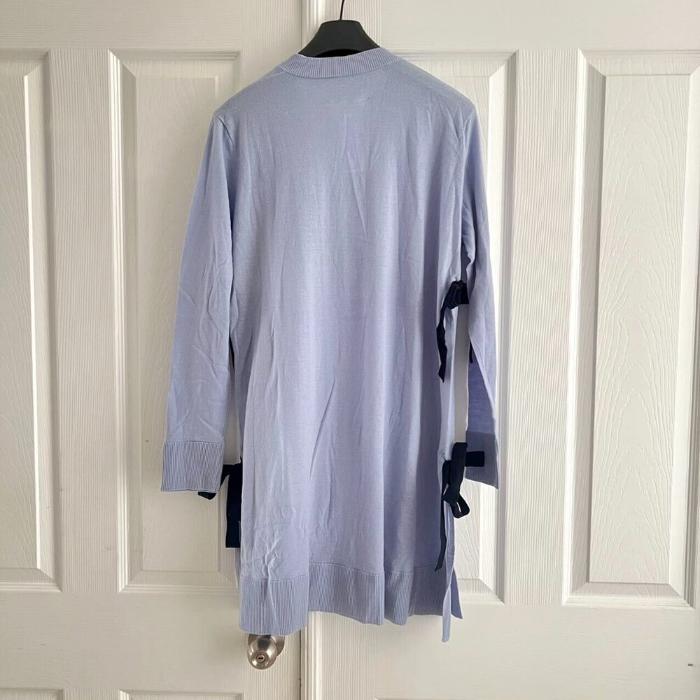 NWOT $650 Maison Margiela Women's Side Bow Wool Blend Cardigan Sweater Sz L MM6 - Picture 8 of 9
